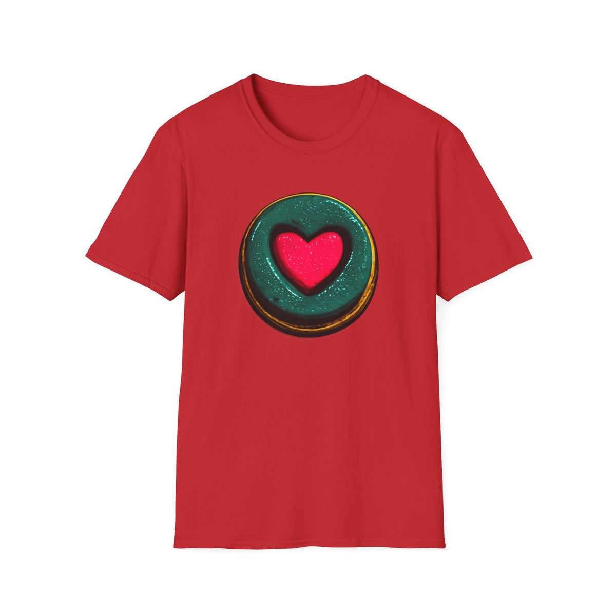 Heart O Shirt, Minimal Heart Graphic Tee, Love Symbol Shirt, Aesthetic Streetwear Tee, Simple Heart Shirt, Colorful Heart Tee
