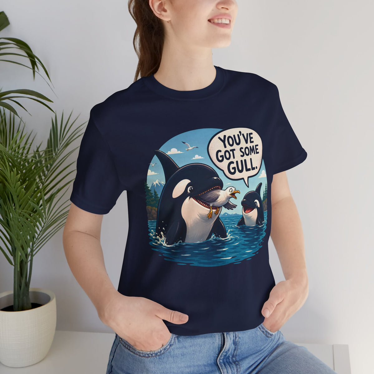 Youve Got Some Gull Shirt, Funny Orca T-Shirt, Whale Pun Tee, Cute Killer Whale Shirt, Ocean Lover Gift, Seagull Joke Shirt, Marine Life Tee