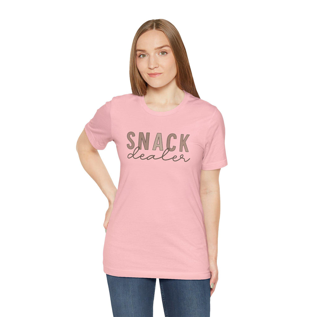 Snack Dealer Shirt, Funny Mom Life Tee, Minimalist Script, Gift for Mom