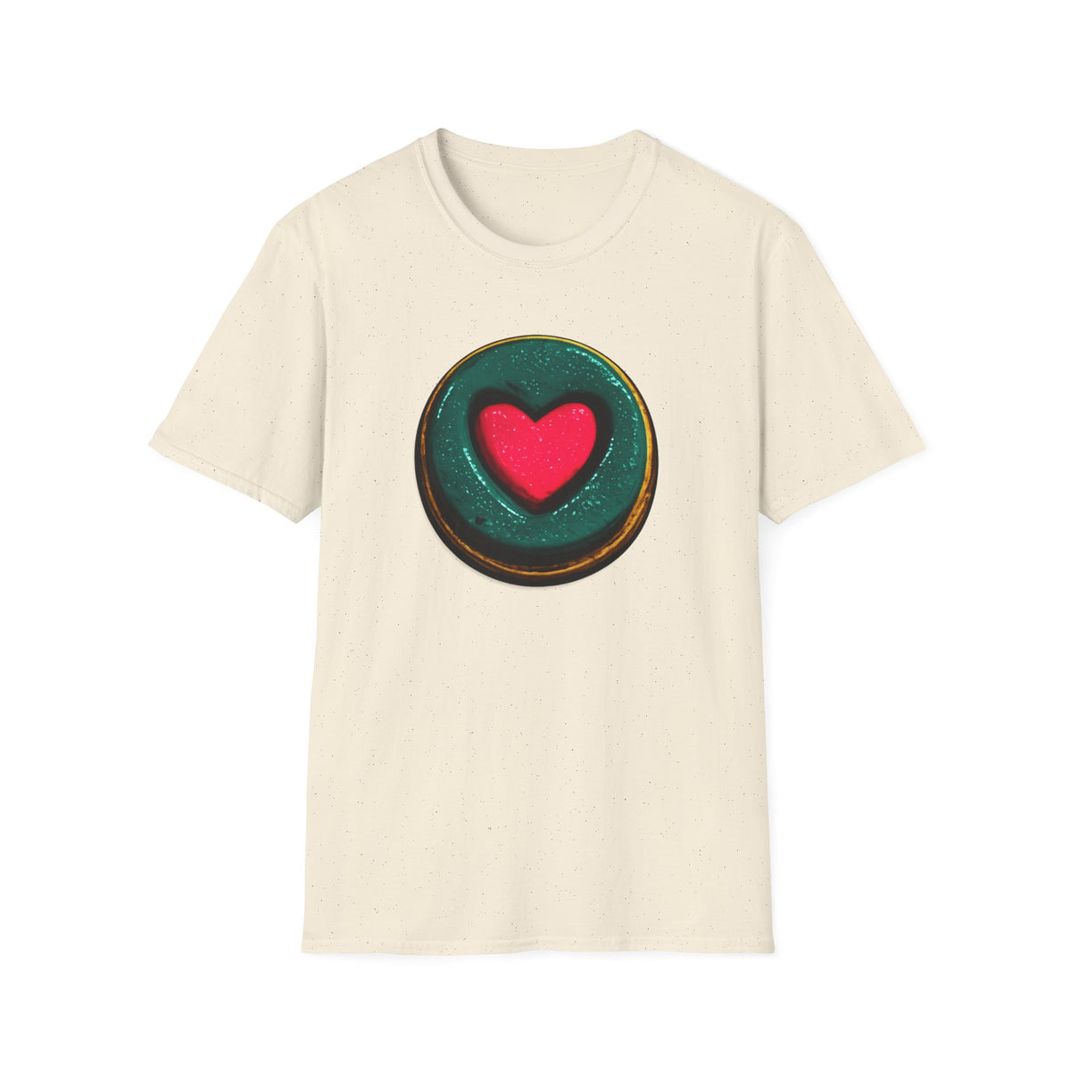 Heart O Shirt, Minimal Heart Graphic Tee