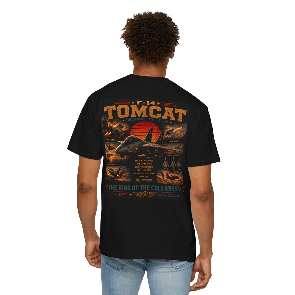 F-14 Tomcat Flight Deck fighter jet T-shirt product image 9