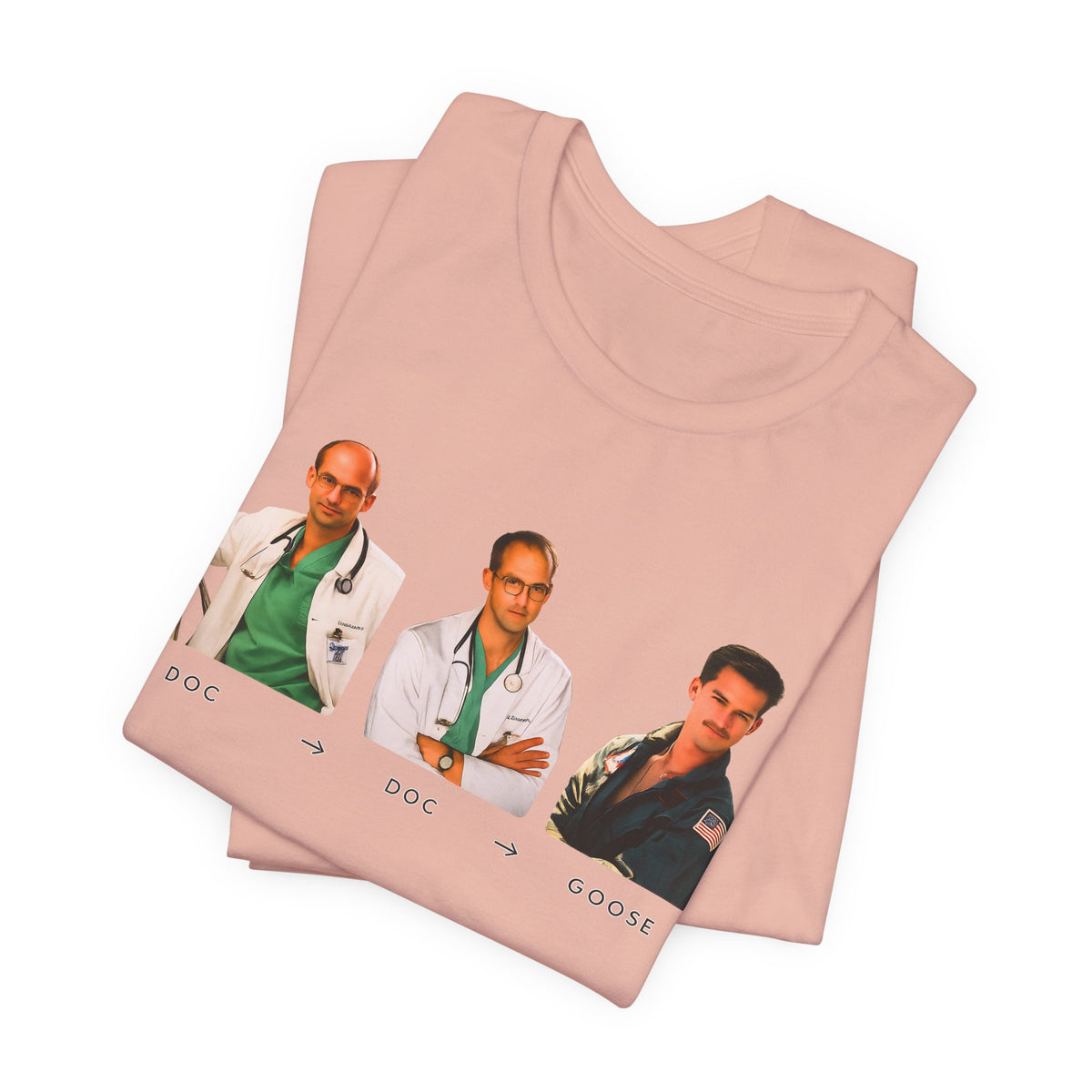 Doc Doc Goose Shirt, Anthony Edwards Parody Tee, ER Top Gun Mashup Shirt, 90s TV Movie Humor Tee, Funny Retro Pilot Doctor Shirt