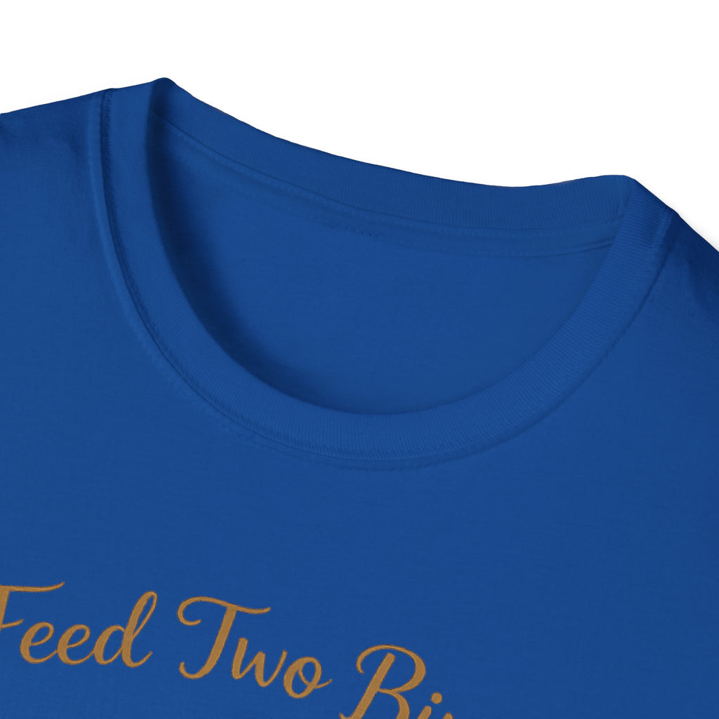 Feed Two Birds With One Scone Shirt, Cottagecore Bird Tee, Cute Animal Shirt, Cozy Aesthetic Gift, Funny Nature Saying, Wholesome Tee
