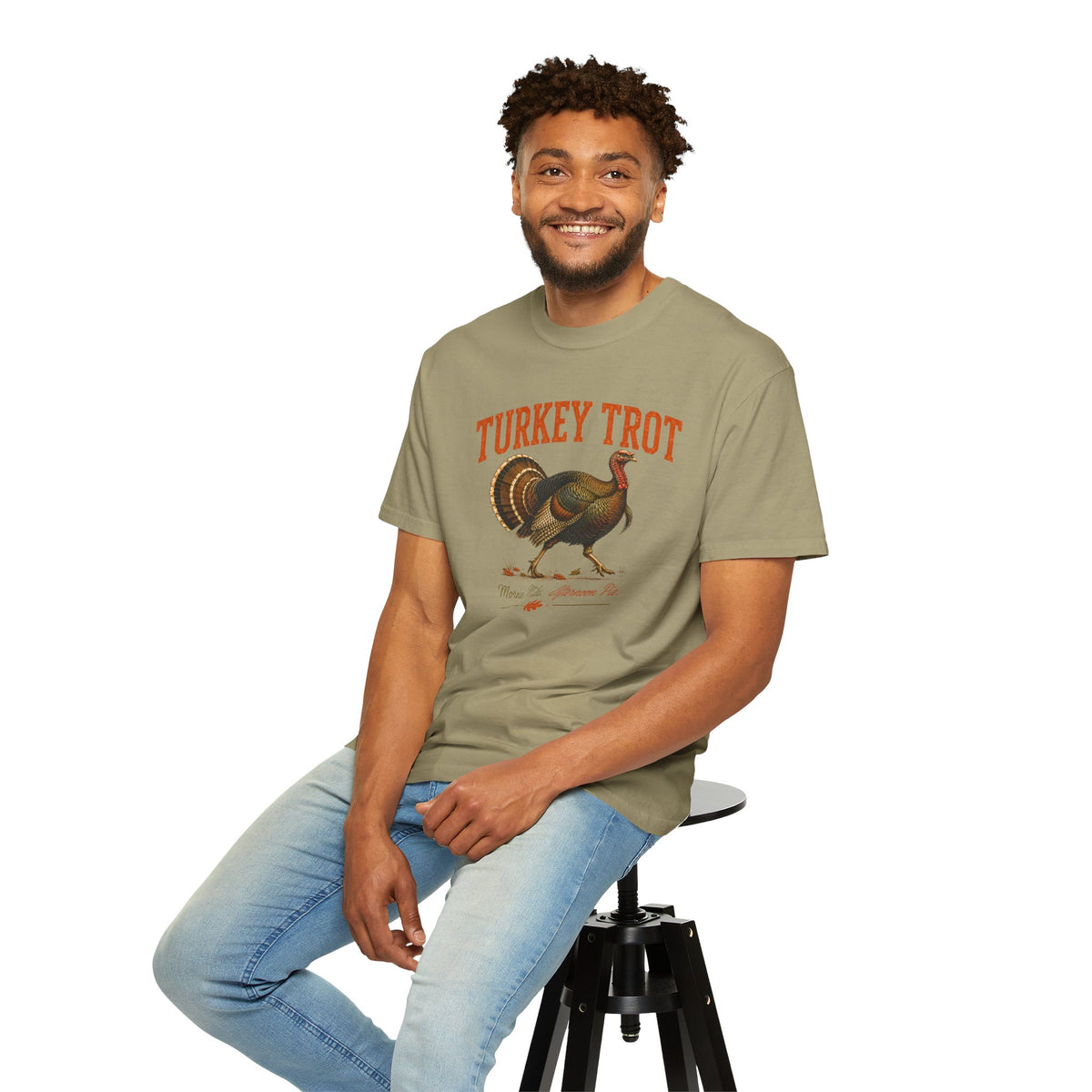 Turkey Trot Vintage Turkey T-Shirt | Thanksgiving Run Graphic Tee