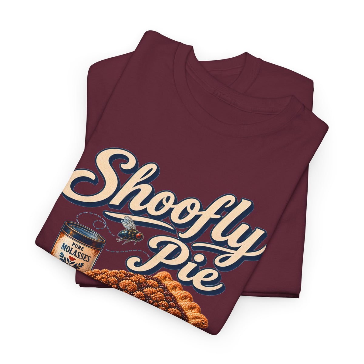 Shoofly Pie Vintage Pie Graphic Tee | Retro Baking T-shirt