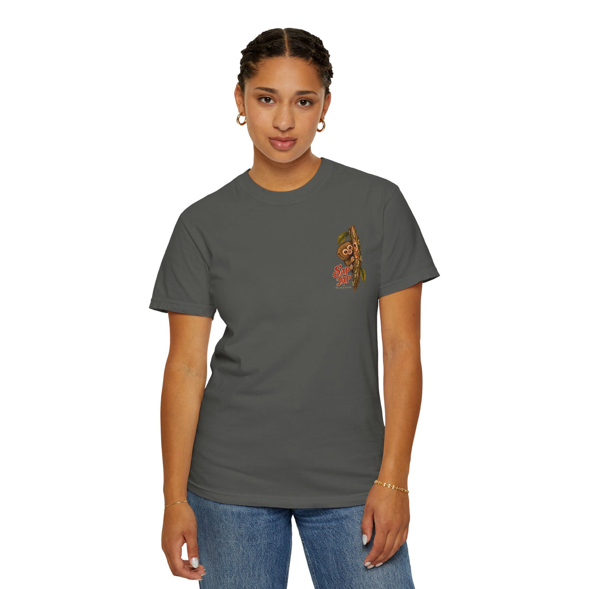 Pygmy Marmoset Shirt, Sap Tap Monkey Tee, Funny Primate Shirt, Marmoset Lover Gift, Wildlife Comfort Colors T-Shirt