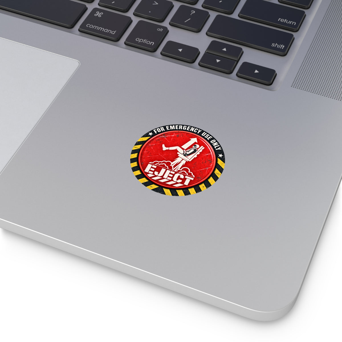 Eject Button Sticker, Funny Aviation Decal, Pilot Gift, Emergency Eject Sticker, Military Aircraft Car Laptop Toolbox Sticker