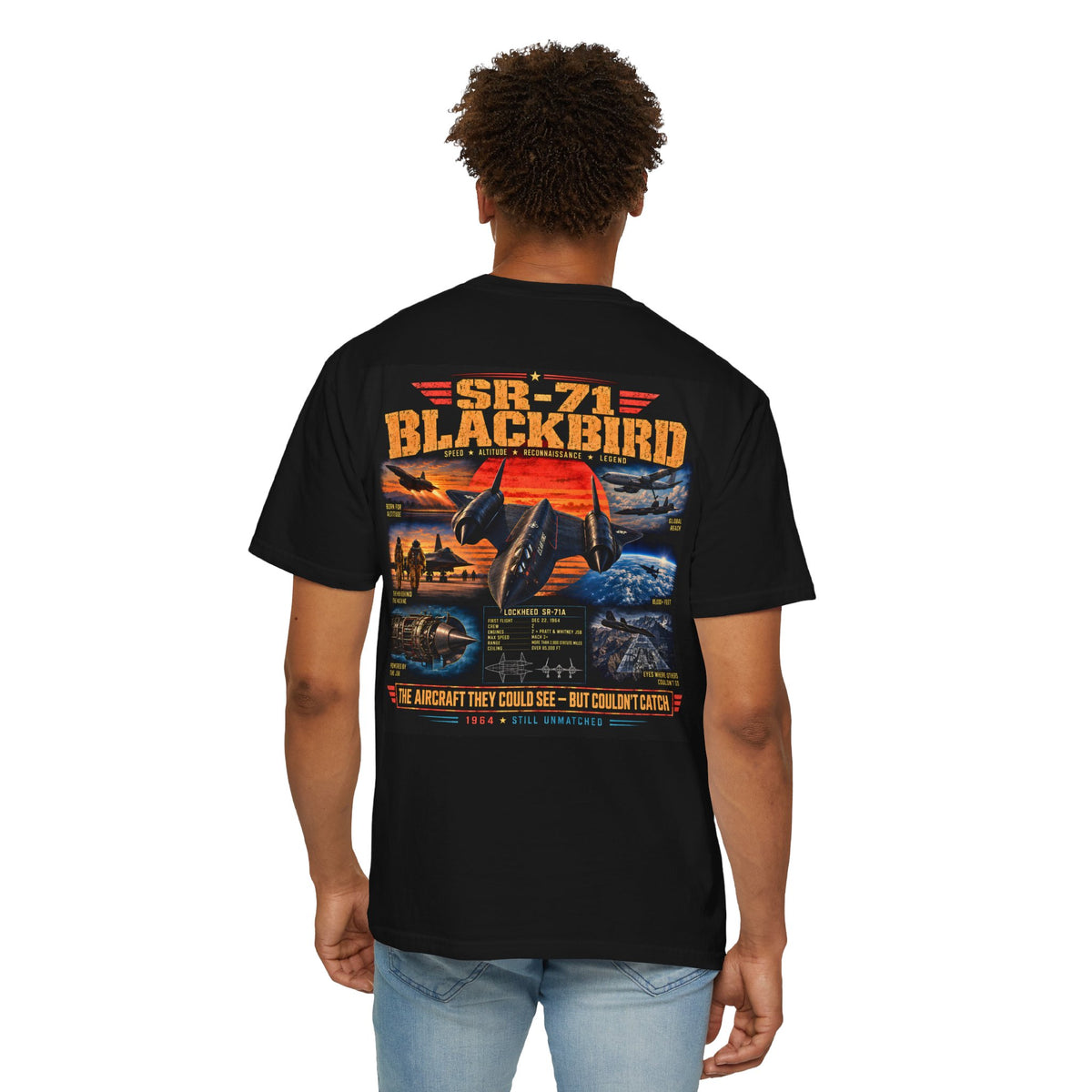 SR-71 Blackbird Shirt | Vintage Spy Plane T-Shirt | Lockheed Recon Aircraft Tee | Aviation History Gift
