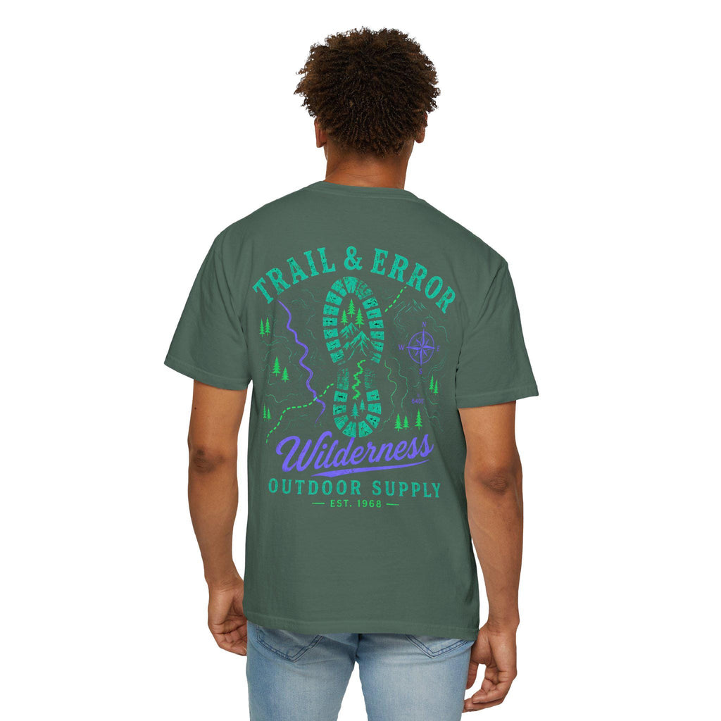 Trail & Error Wilderness Graphic Tee, Comfort Colors Hiking Shirt