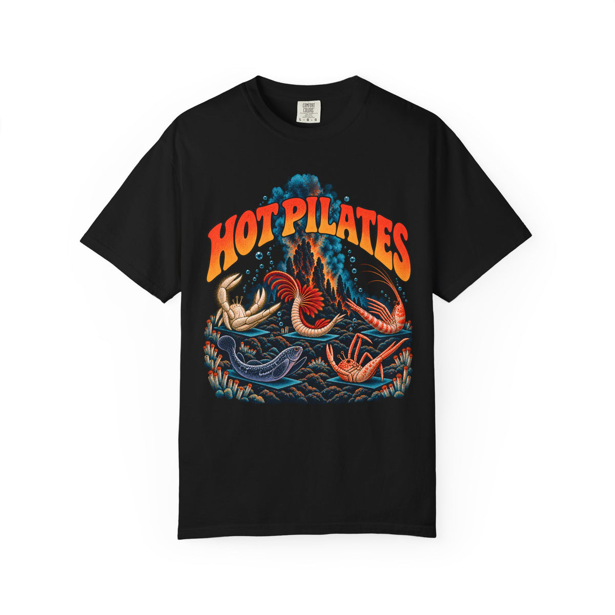 Hot Pilates Shirt, Marine Biology Gift, Funny Ectotherm, Ocean Science Teacher, Deep Sea Animal Graphic T Shirt, Comfort Colors 1717