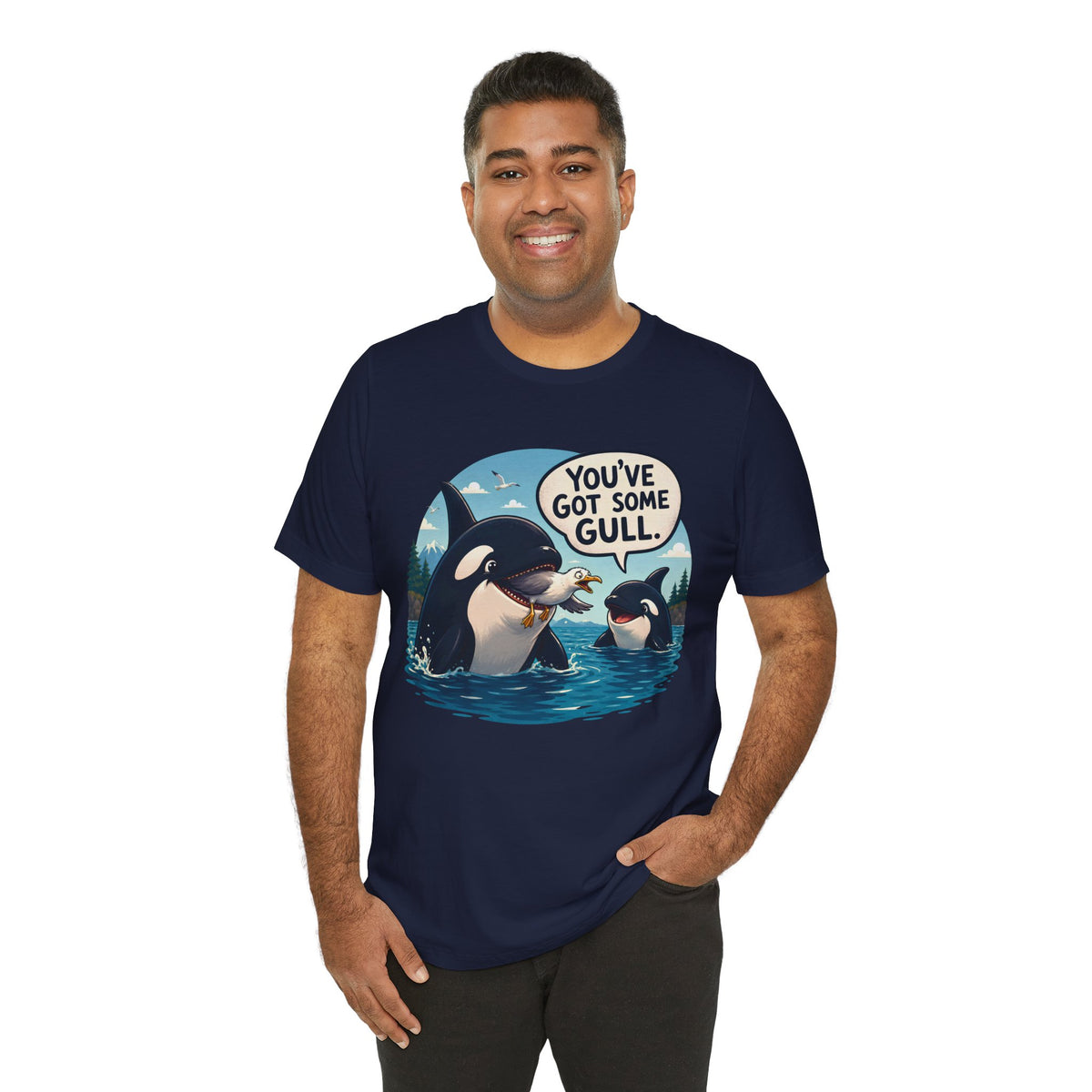 Youve Got Some Gull Shirt, Funny Orca T-Shirt, Whale Pun Tee, Cute Killer Whale Shirt, Ocean Lover Gift, Seagull Joke Shirt, Marine Life Tee