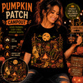 Halloween Campfire Scene T-shirt | Pumpkin, Ghosts, Scarecrow, Jack-O'-Lanterns