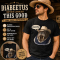 Funny Walrus Cowboy Shirt, Diabetes Humor Western Graphic Tee
