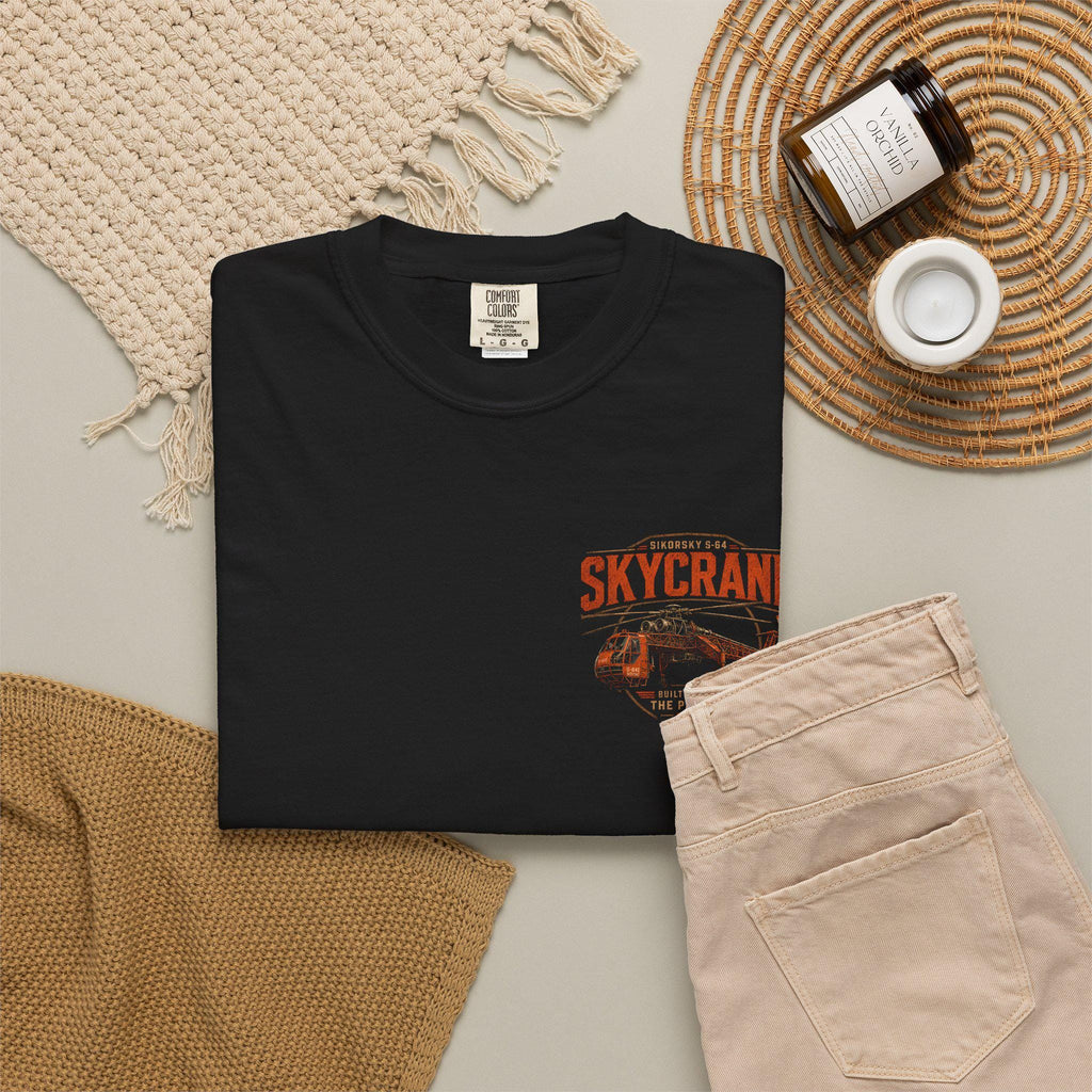 Sikorsky S-64 Skycrane Shirt | Flying Crane Heavy Lift Helicopter Tee