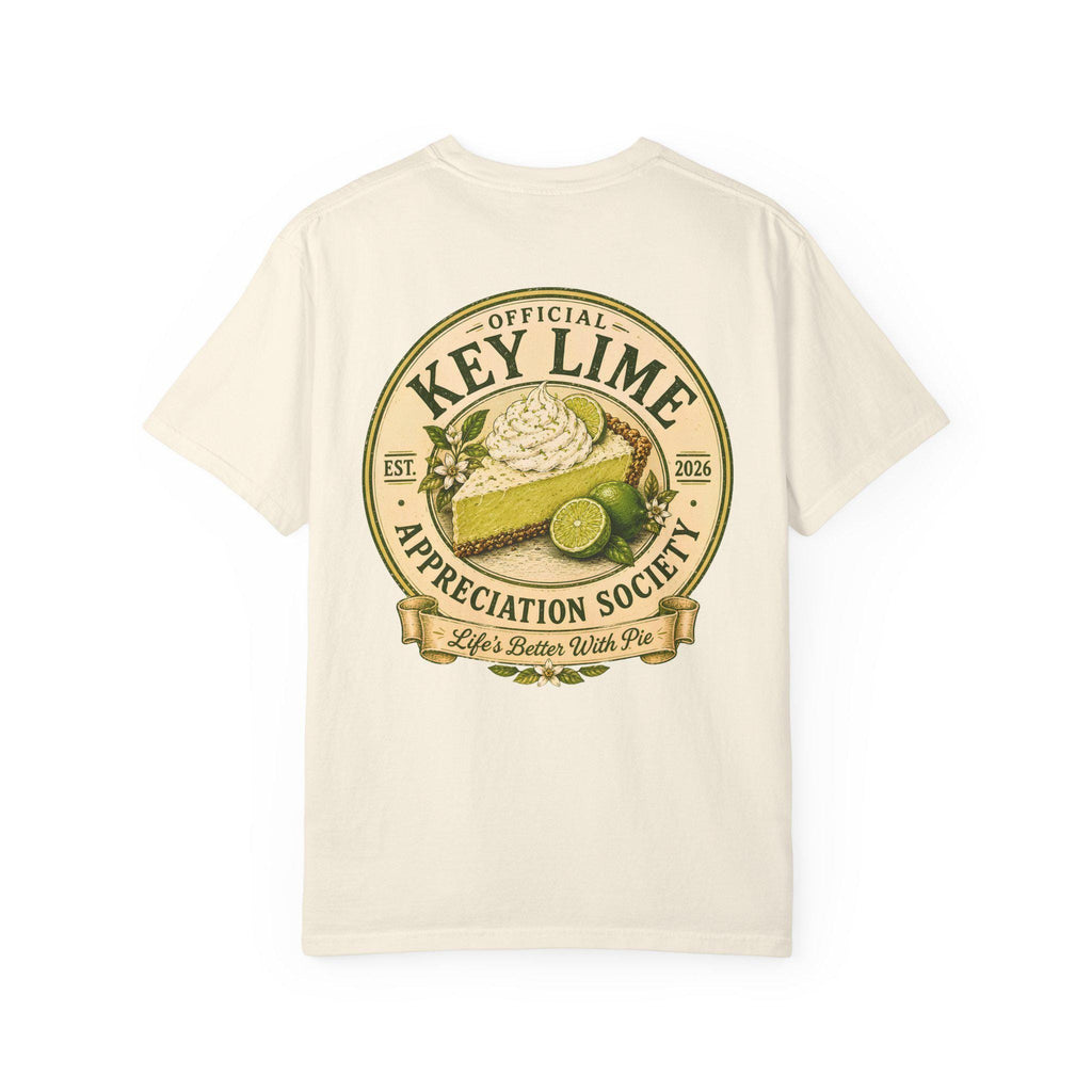 Key Lime Appreciation Society T-shirt | Vintage Botanical Pie Illustration