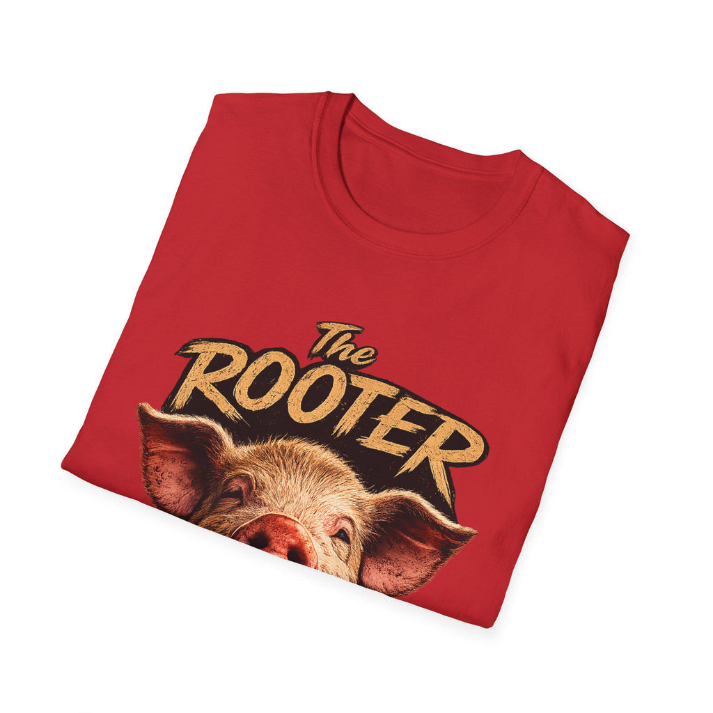 Rooter to Tooter Pig Shirt, Farm Humor Graphic Tee, Animal Pun Apparel