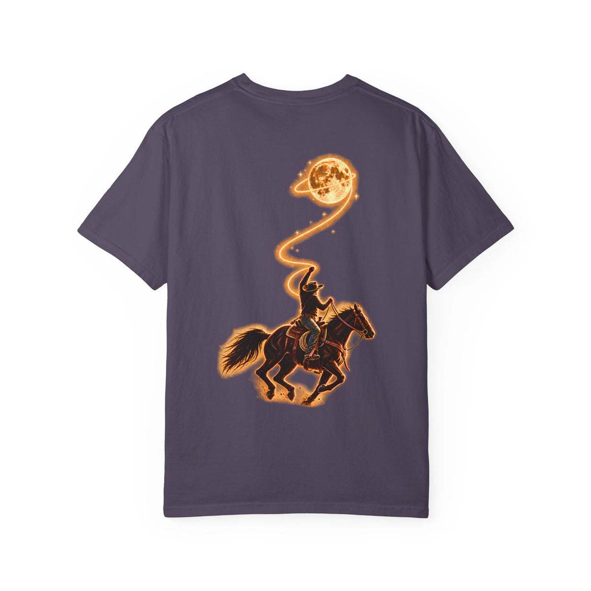 Cowboy Lasso Moon Shirt, Western Horse Tee, Comfort Colors 1717, Celestial Rodeo Graphic T Shirt, Equestrian Gift