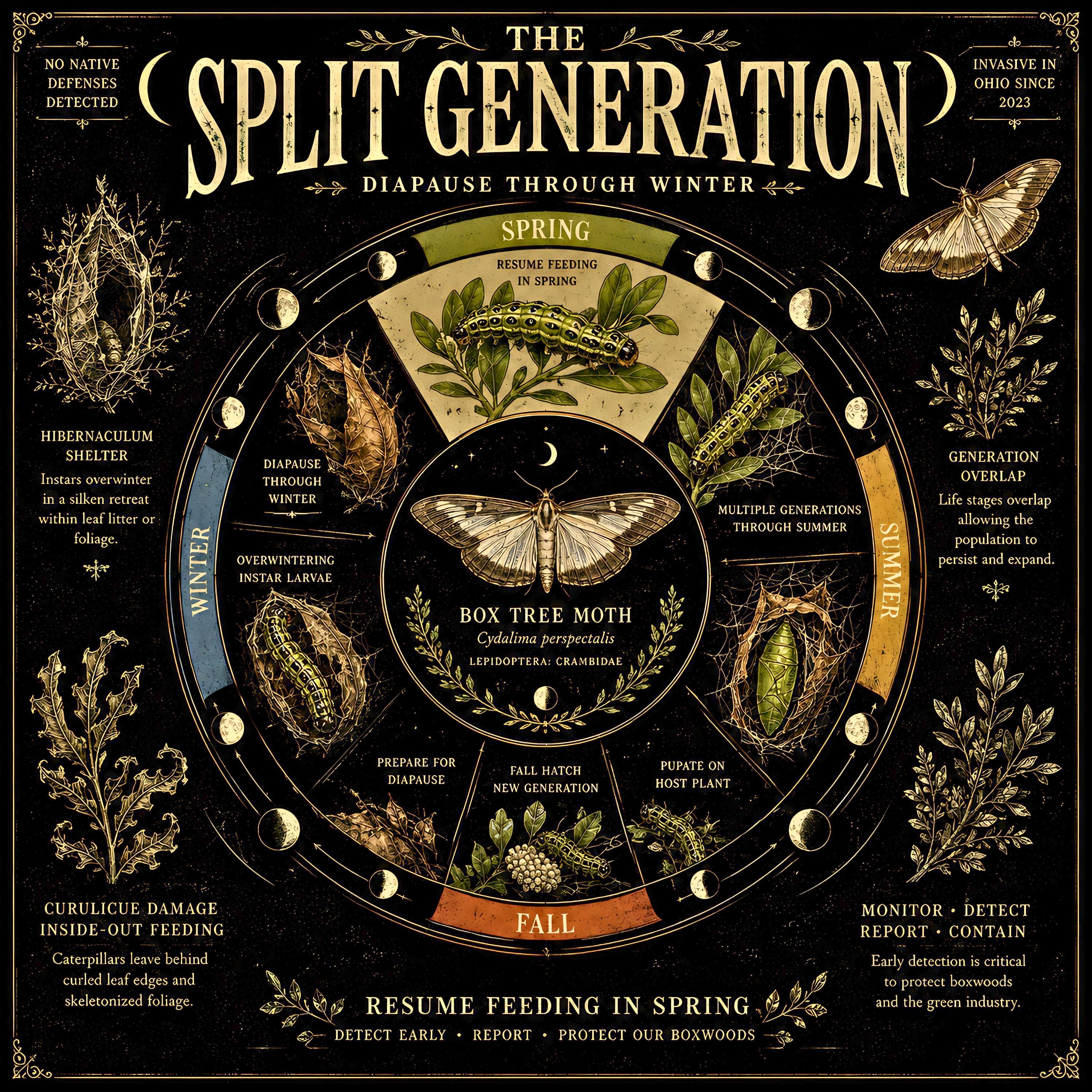Box Tree Moth Lifecycle Shirt