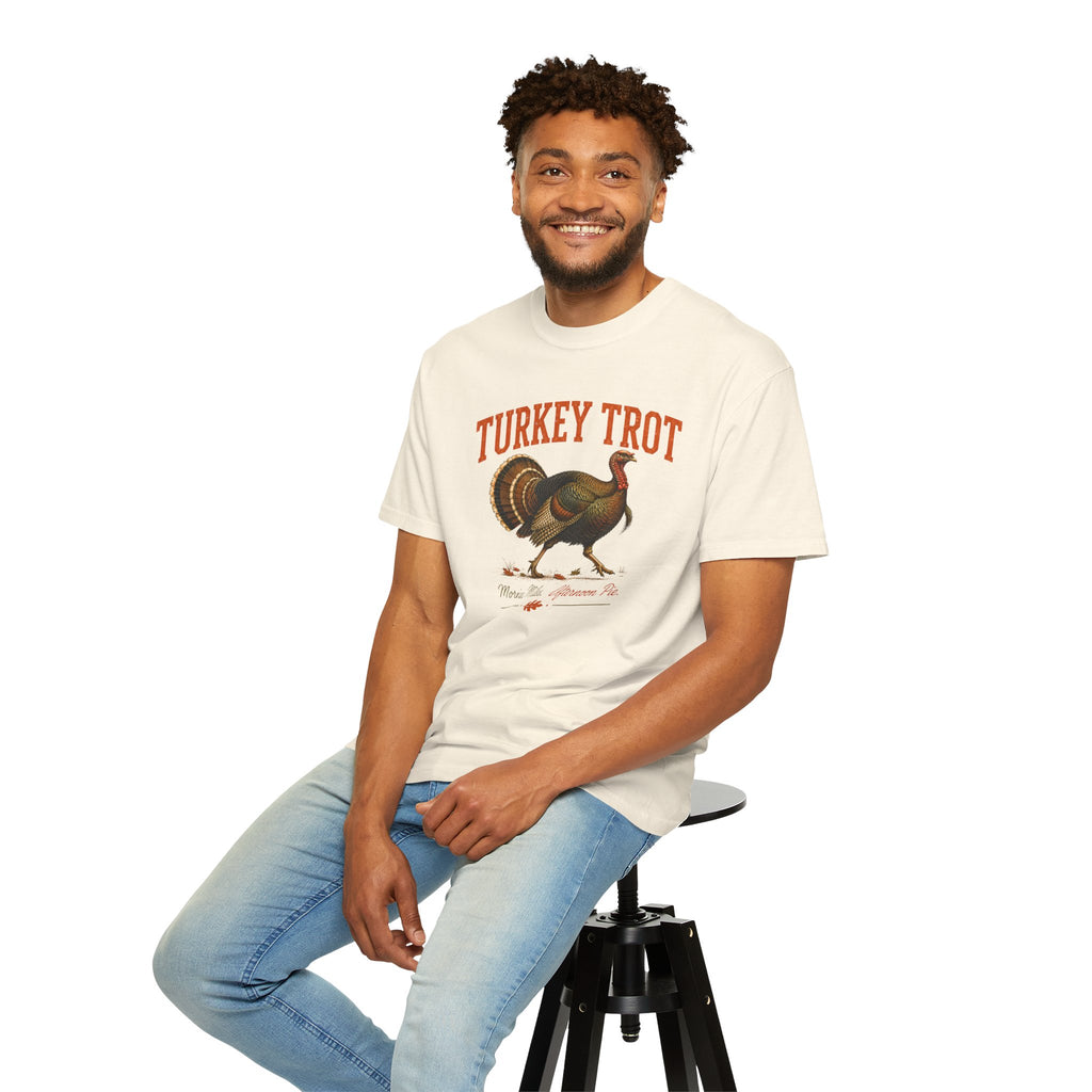 Turkey Trot Vintage Turkey T-Shirt | Thanksgiving Run Graphic Tee