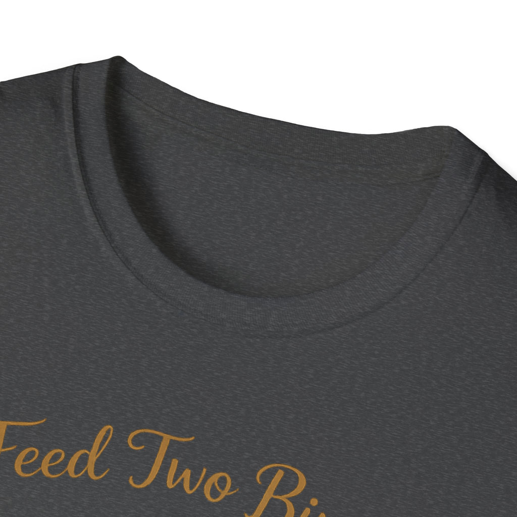 Feed Two Birds With One Scone Shirt, Cottagecore Bird Tee, Cute Animal Shirt, Cozy Aesthetic Gift, Funny Nature Saying, Wholesome Tee