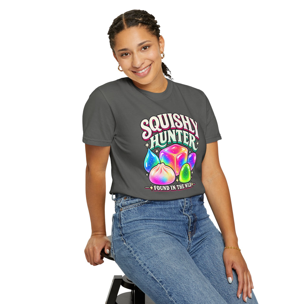Squishy Hunter Shirt, Funny Squishy Hunting Mom Tee, Sensory Toy Collector Shirt, Restock Hunting Graphic Tee, Comfort Colors 1717