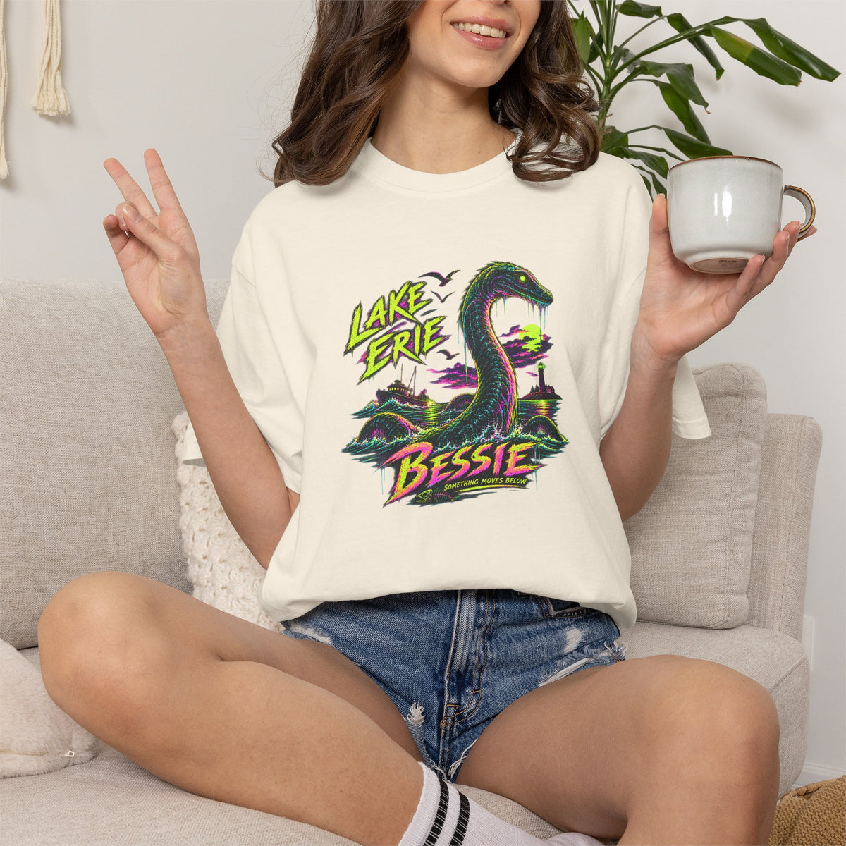 Lake Erie Bessie Sea Monster T-Shirt | Vintage Monster Graphic