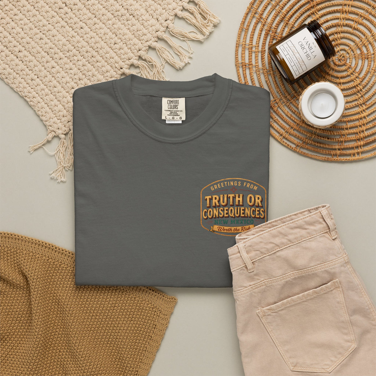 Greetings From Truth or Consequences New Mexico Shirt | Vintage Postcard Tee | Worth the Risk | Funny New Mexico Souvenir