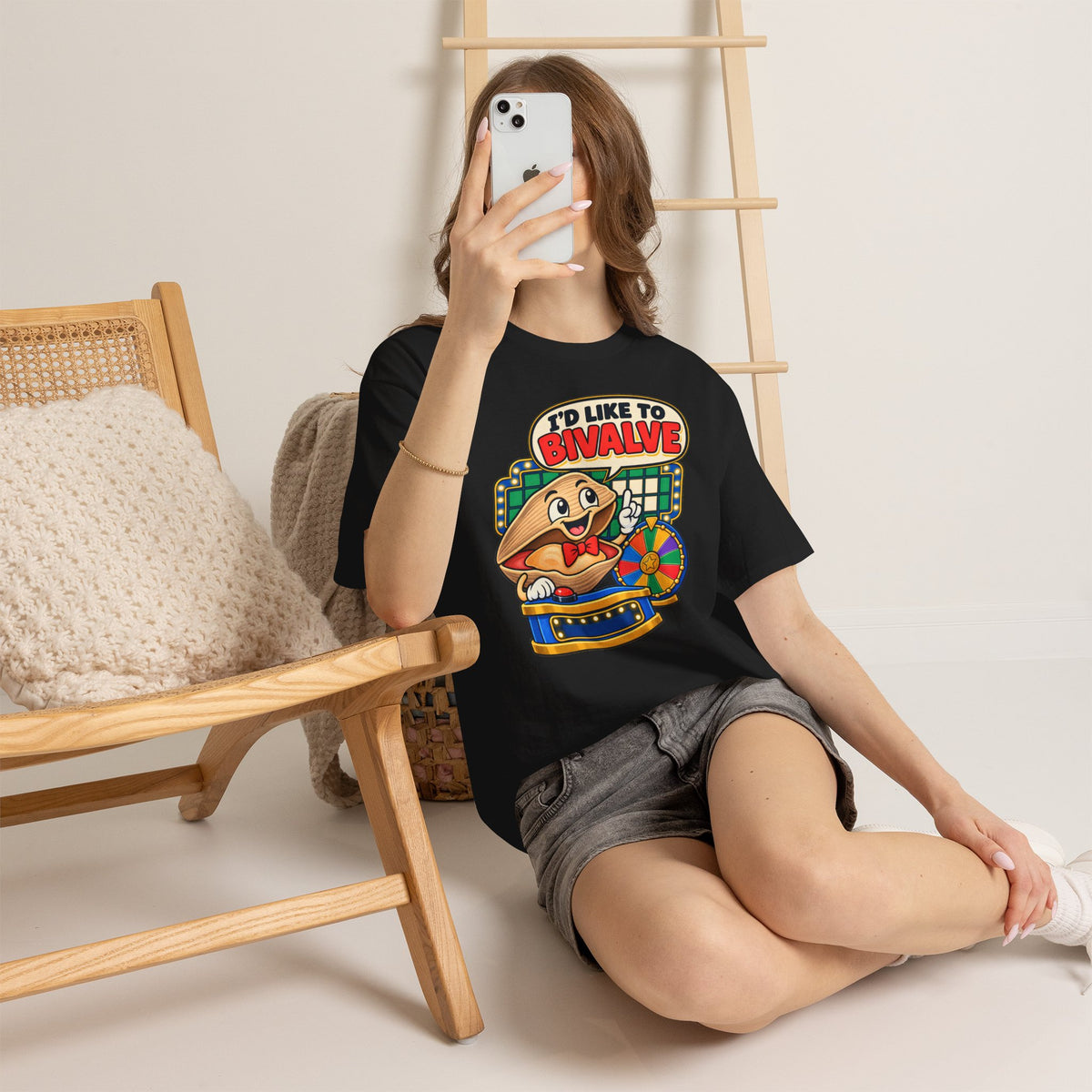 Funny Clam Shirt, Id Like to Bivalve Tee, Marine Biology Gift, Ocean Pun Shirt, Funny Seafood T Shirt