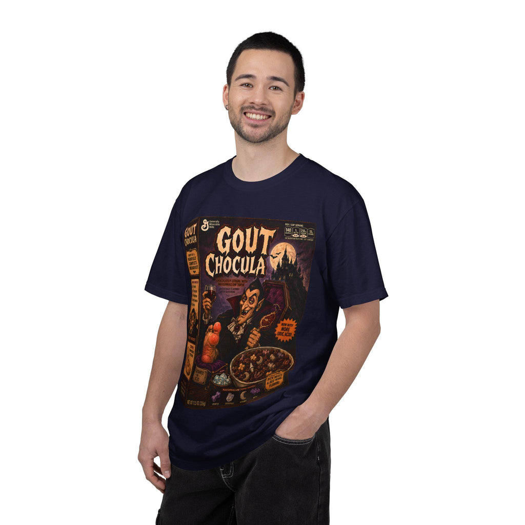 Gout Chocula Cereal Parody Shirt, Gothic Halloween Graphic Tee