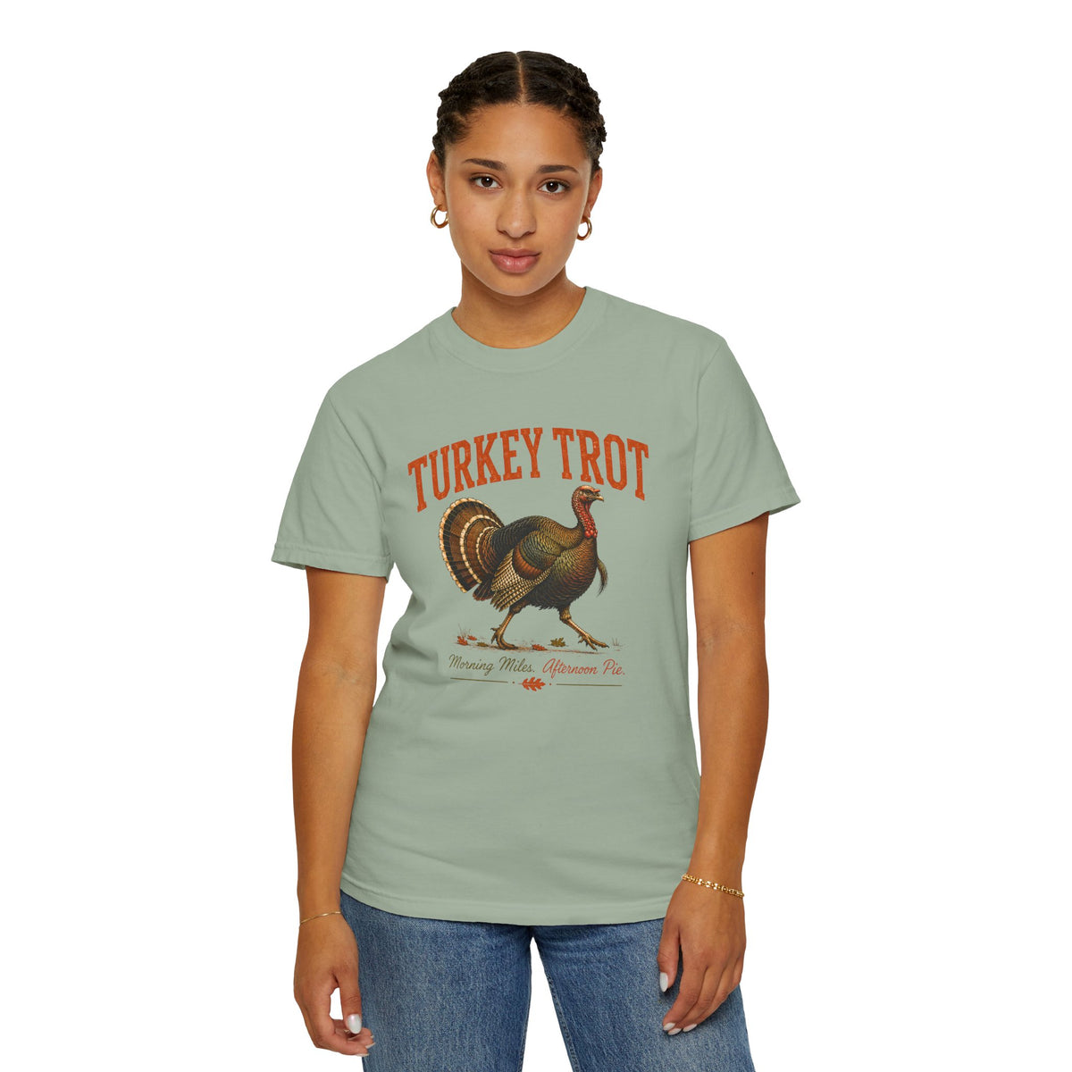 Turkey Trot Vintage Turkey T-Shirt | Thanksgiving Run Graphic Tee