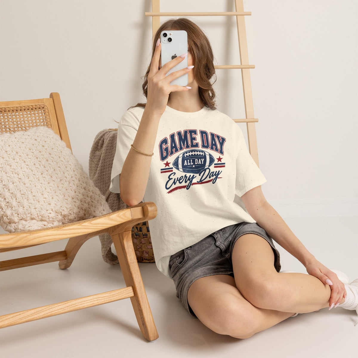 Game Day All Day Every Day Tee | Football Graphic Shirt