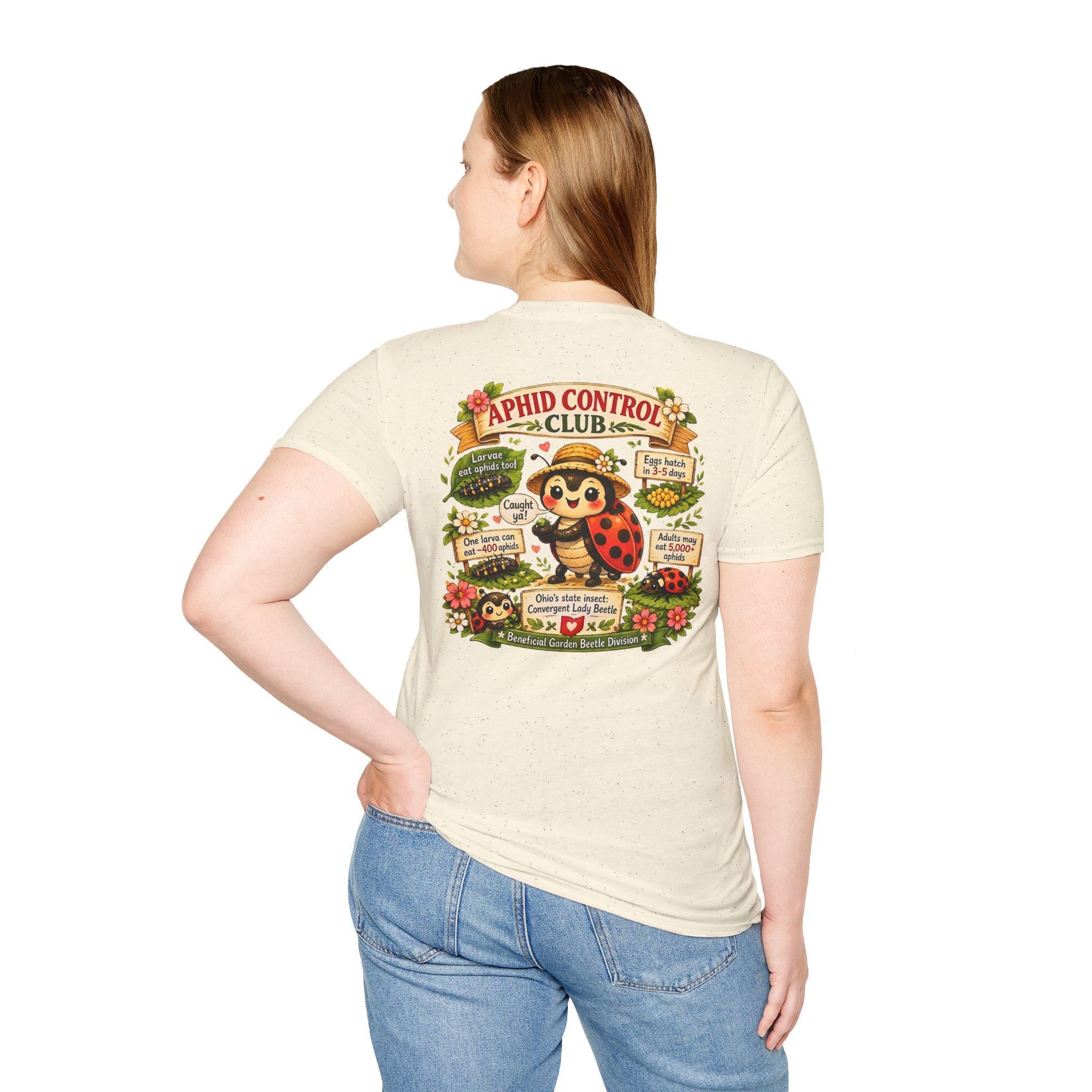 Ladybug Garden Tee - Beneficial Garden Beetle Division