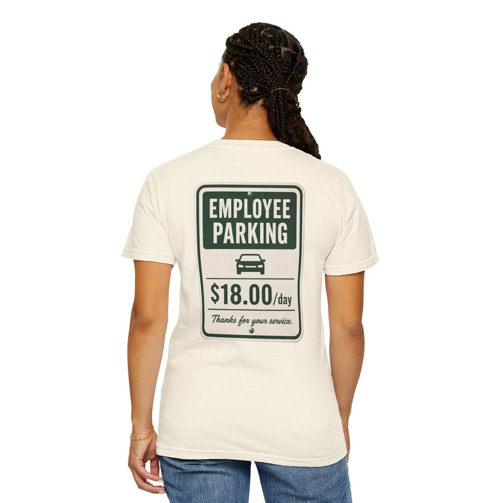 Employee Parking Shirt, Funny Office Parking Fee Tee, Vintage Meter Graphic