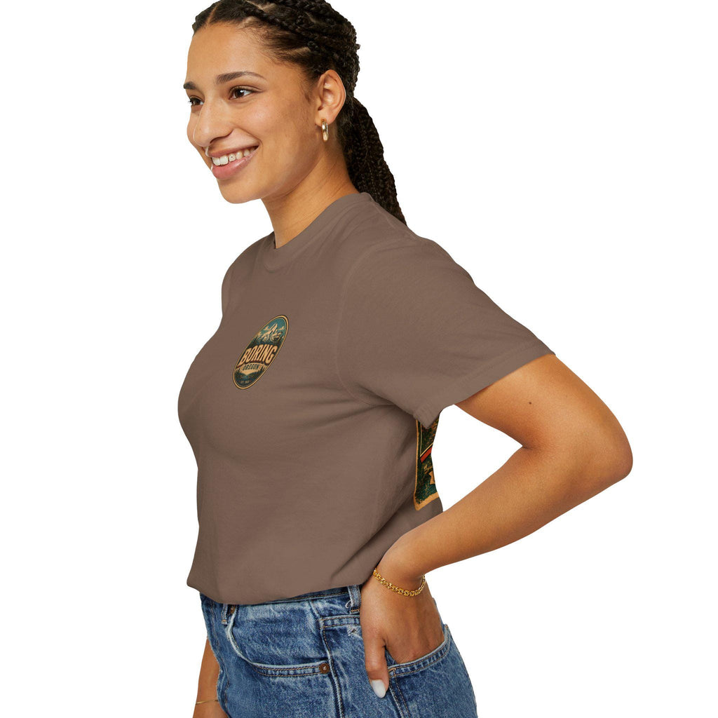 Greetings From Boring Oregon T-shirt | Retro Postcard Graphic