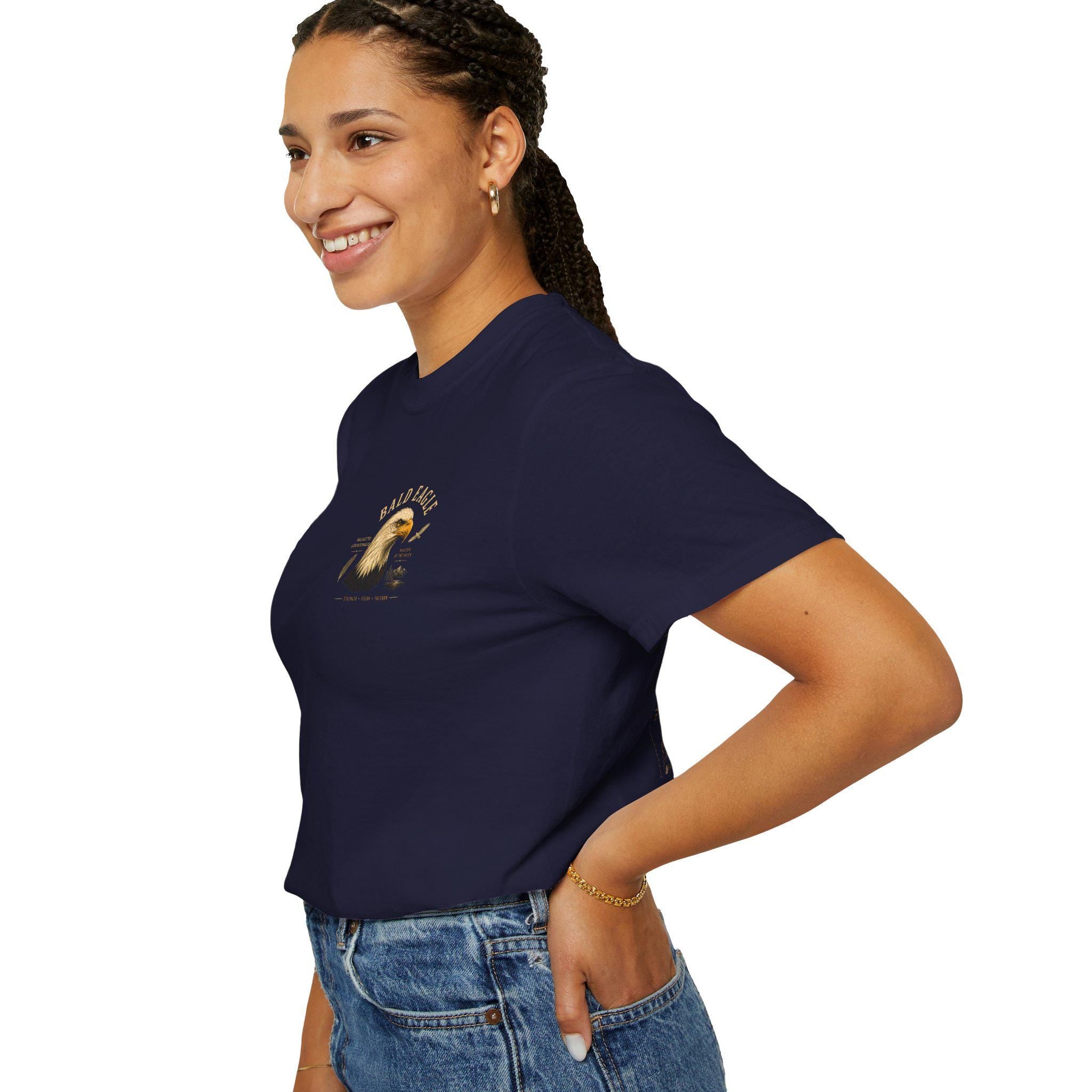 Bald Eagle Field Guide Shirt, Vintage Natural History Wildlife Art Tee
