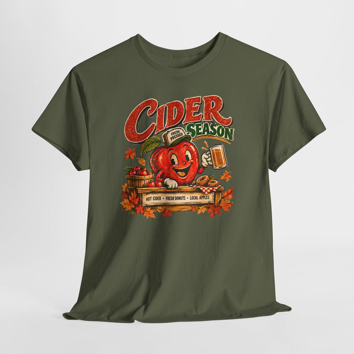 Cider Season Shirt, Fall Apple Shirt, Apple Orchard Tee, Autumn Graphic T Shirt, Cider Mill Shirt, Vintage Fall Shirt, Comfort Colors Tee