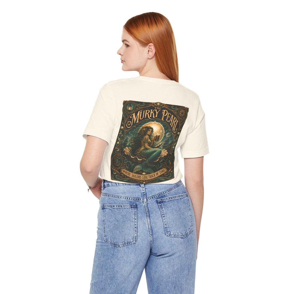 The Murky Pearl Mermaid Tavern T-Shirt, Nautical Vintage Graphic Tee