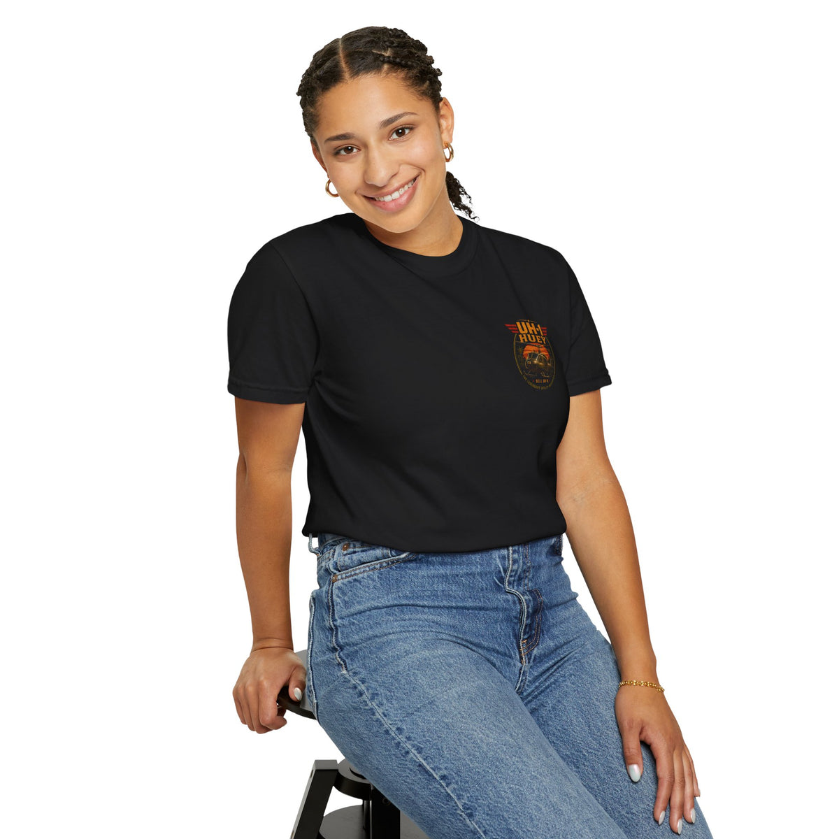UH-1 Huey Flight Deck military aviation T-shirt product image 18