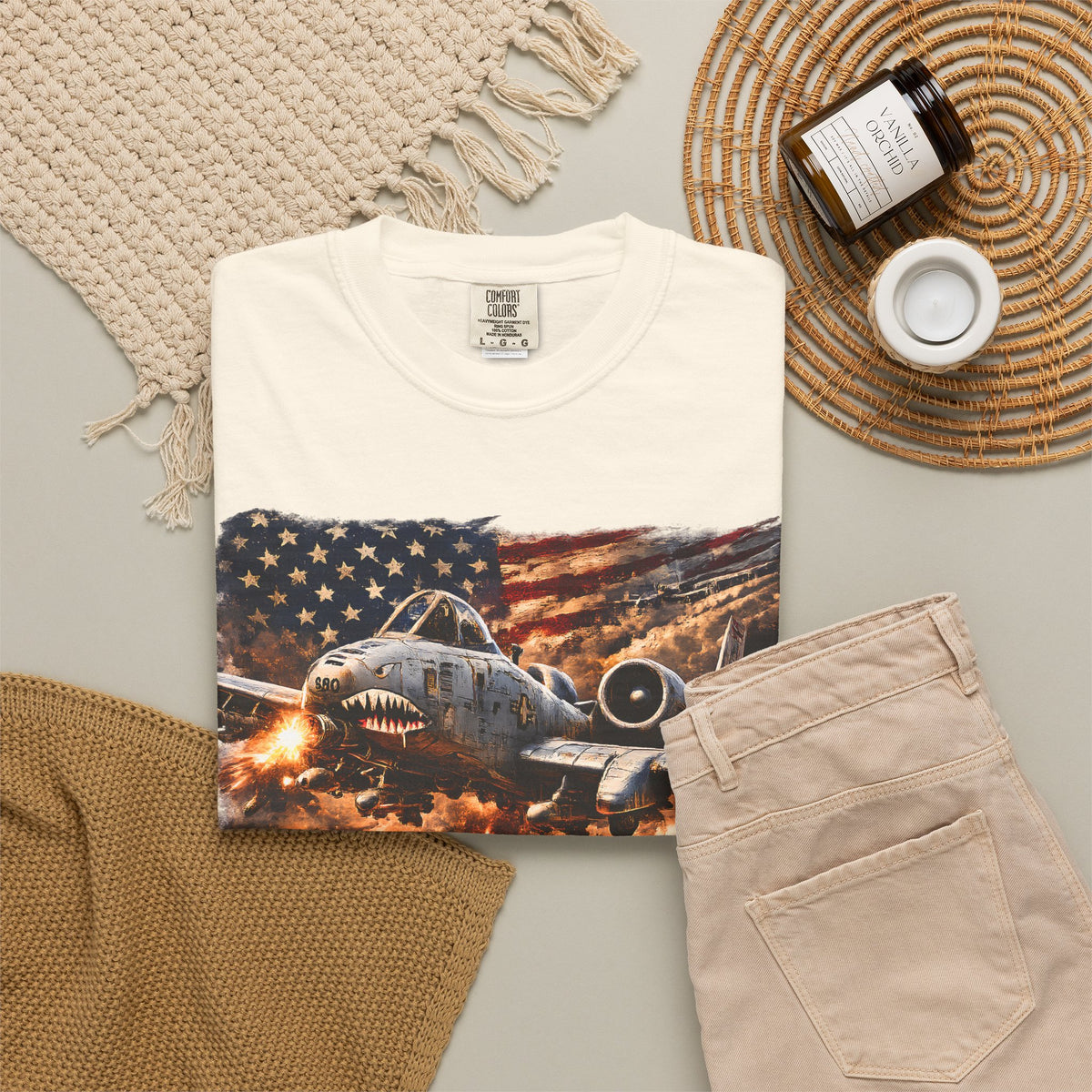 A-10 Thunderbolt II Shirt, The Hog T-Shirt, Close Air Support Legend Tee, Warthog Aircraft Shirt, USAF Aviation Gift, Military Plane Tee