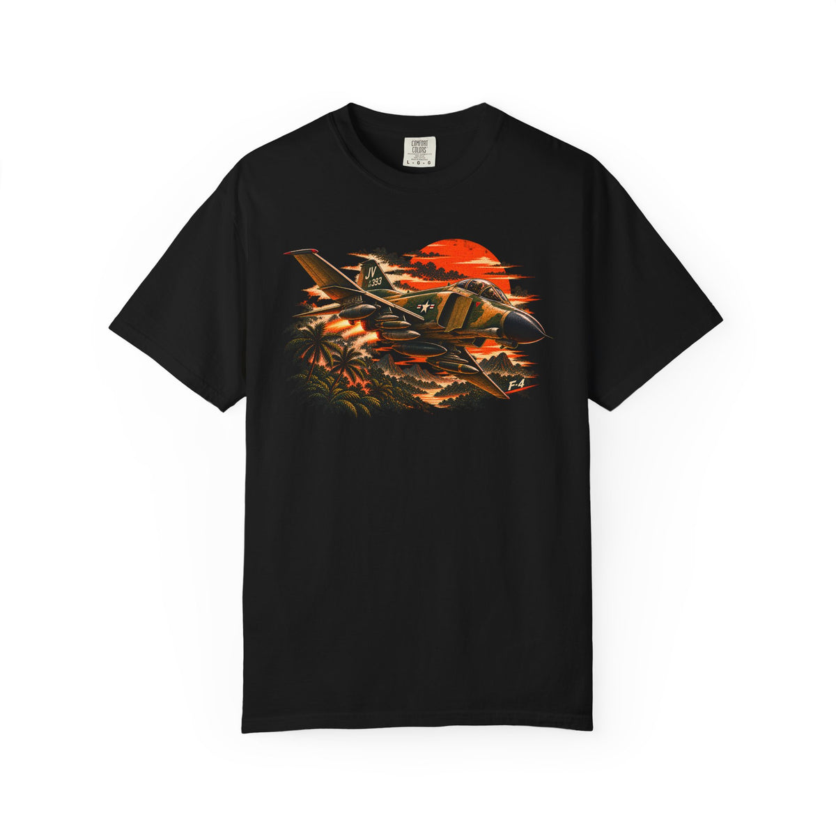F-4 Phantom II Shirt, Vintage Military Aviation Tee, Vietnam Era Fighter Jet Graphic, Air Force Comfort Colors Gift