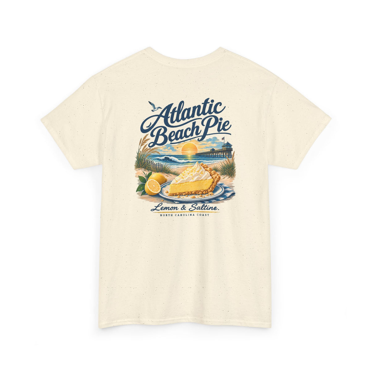 Atlantic Beach Pie tee | Lemon & Saltine seaside dessert shirt
