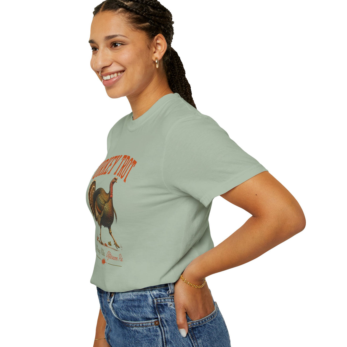Turkey Trot Vintage Turkey T-Shirt | Thanksgiving Run Graphic Tee