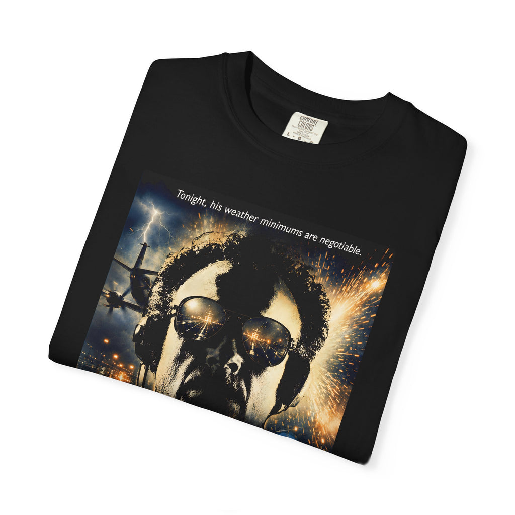 Pilot Vintage Aviation Movie Shirt, WX Minimums Negotiable Tee, 80s Thriller Pilot Graphic Tee, Freight Dog Shirt, Aviation Gift