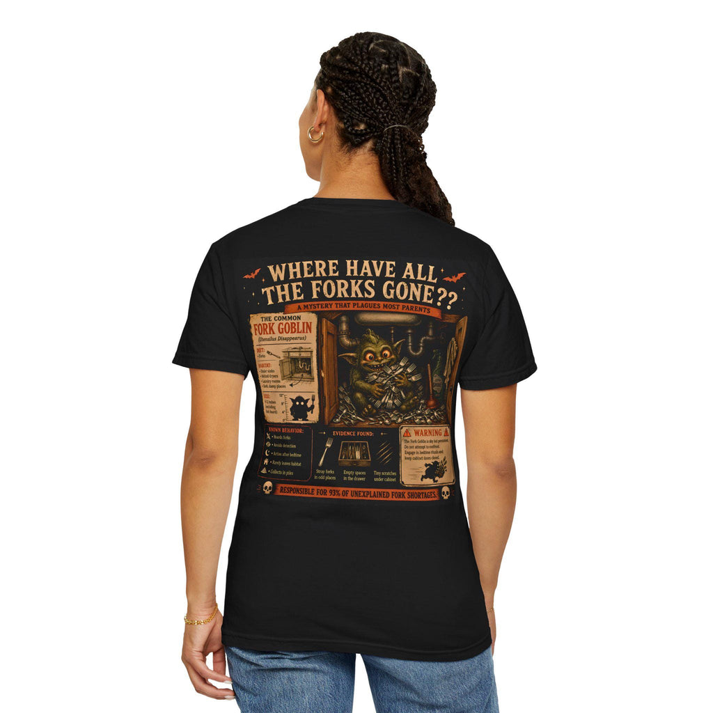 For Forks Sake Shirt | Fork Goblin Halloween Tee | Funny Mom Shirt
