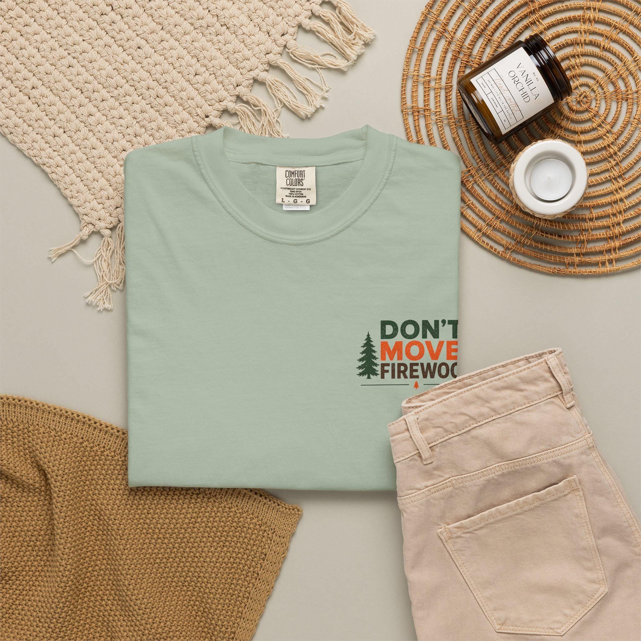 Don't Move Firewood Tshirt | Forest Conservation Camping Shirt