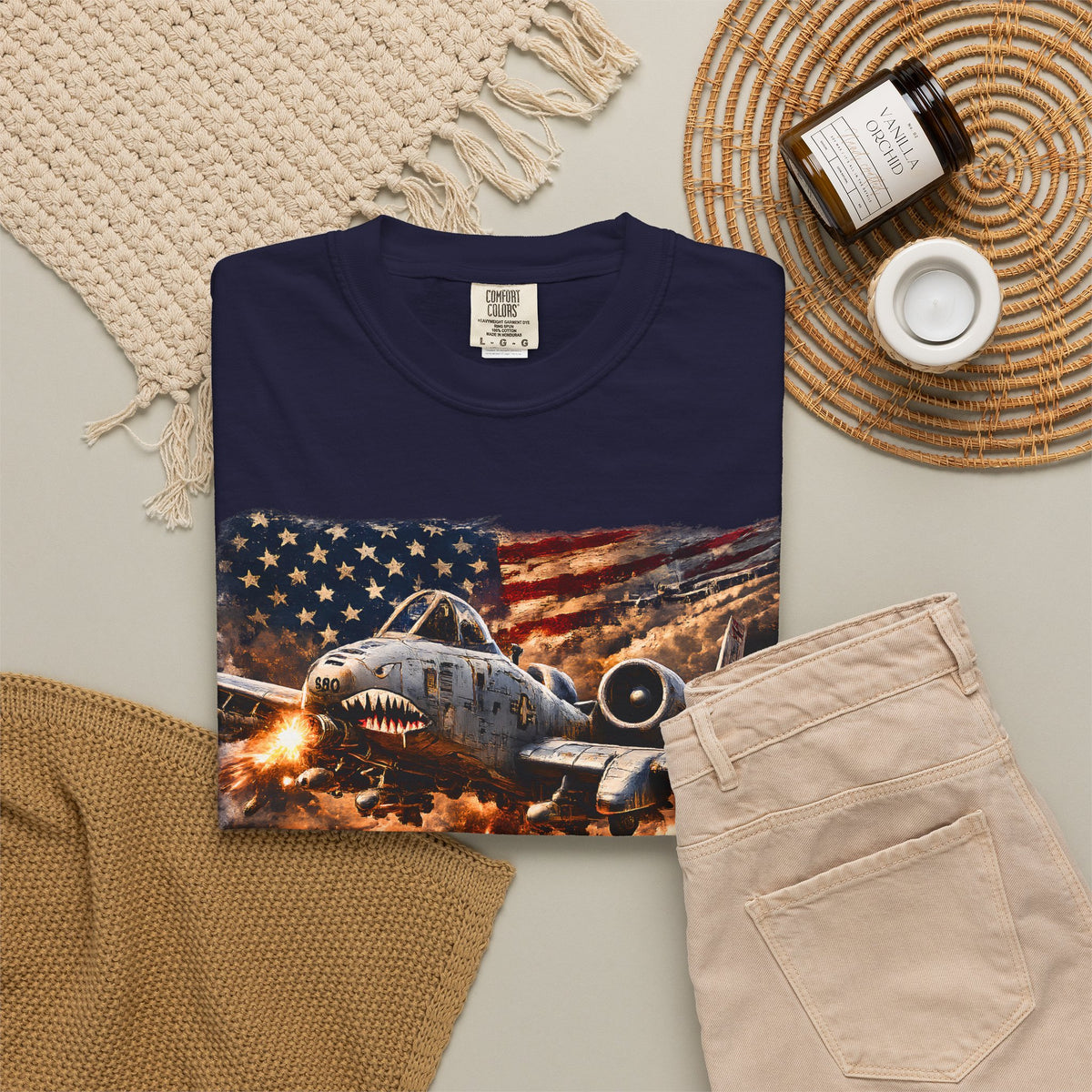 A-10 Thunderbolt II Shirt, The Hog T-Shirt, Close Air Support Legend Tee, Warthog Aircraft Shirt, USAF Aviation Gift, Military Plane Tee