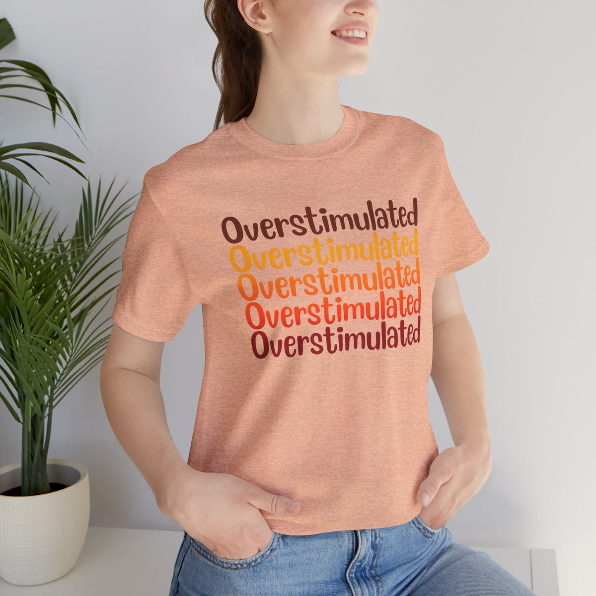 Overstimulated Shirt, Funny Mental Health Tee, Introvert Shirt, Social Battery Low, Neurodivergent Gift, Aesthetic Graphic Tee