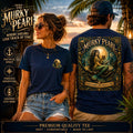The Murky Pearl Mermaid Tavern T-Shirt, Nautical Vintage Graphic Tee