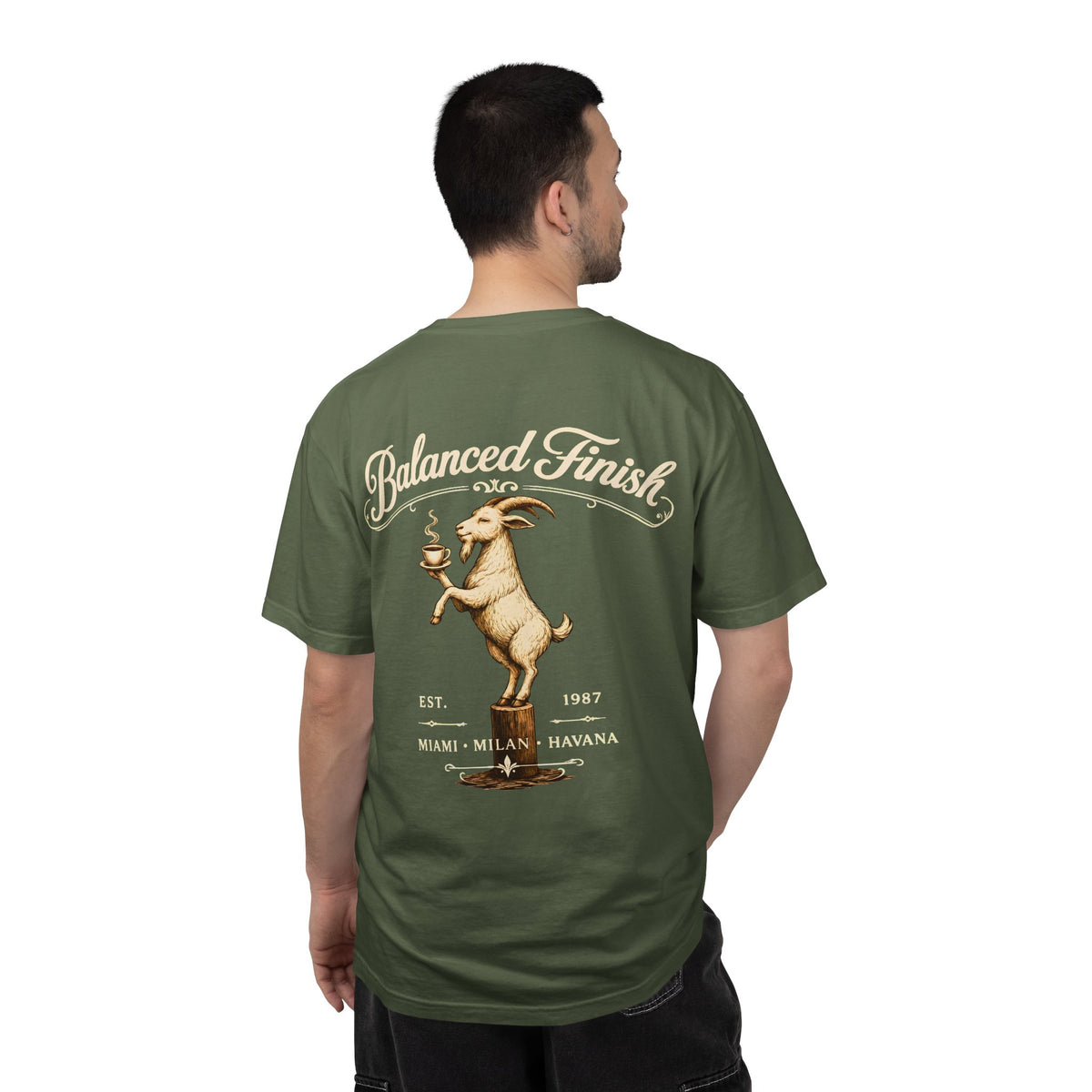 Balanced Finish Goat Espresso Shirt, Funny Coffee Snob Tee, Espresso Social Club Shirt, Cafe Aesthetic Shirt, Barista Gift Tee