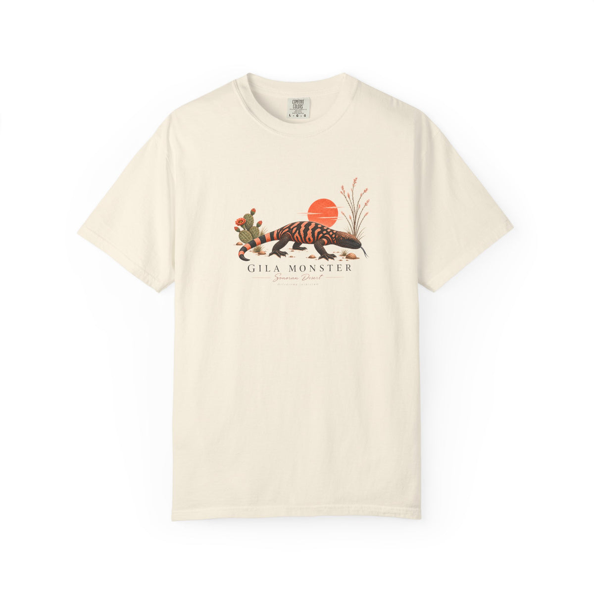Gila Monster Illustration T-Shirt | Desert Lizard Sun Tee